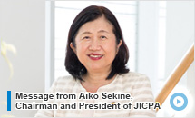 Message from Aiko Sekine, Chairman and President of JICPA